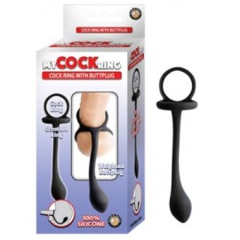 Liga con Sujetador de Testiculos y Estimulador de Prostata MY COCK RING