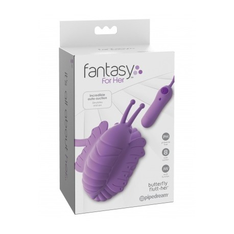 Vibrador de Succion en Forma de Mariposa FANTASY FOR HER