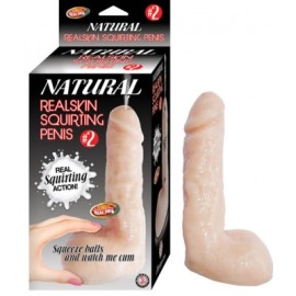 Dildo Eyaculador RealSkin 2 NATURAL