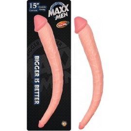 Dildo Maxx Men 15 Curvo Doble Cabeza