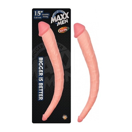 Dildo Maxx Men 15 Curvo Doble Cabeza