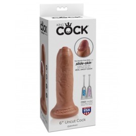 Dildo con Prepucio Movible 6 pulg. SLIDE-SKIN