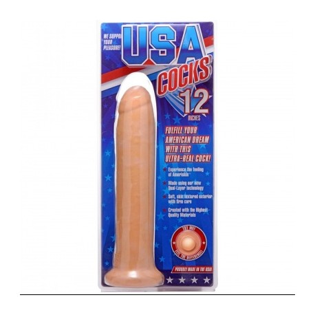 Dildo Ciberskyn 12 Pulgadas Recto USA COCKS 12