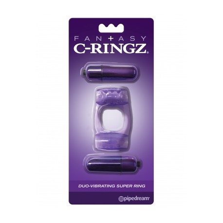 Anillo con Vibracion C-Ringz Silicone Doble Motor