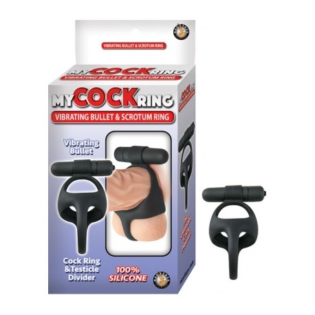 My Cock Ring Vibrating Bullet & Scrotum Ring